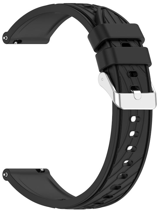 Xiaomi Watch S3 Stripe Texture Ζάντα Ρολογιού Σιλικόνης 22 Mm Μαύρο Xiaomi Watch S3 Stripe Texture Ζάντα Ρολογιού Σιλικόνης 22 Mm Μαύρο