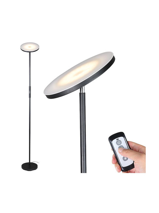 Bakaji LED Floor Lamp H175xW25cm. with Cool White Light 1600lm White