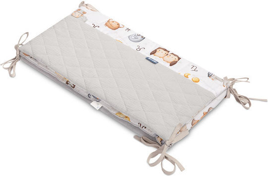 Sensillo Crib Bumpers Classic Inside grey 60x120cm