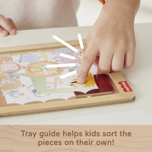 Ξύλινο Παιδικό Puzzle Μουσικά Όργανα 9pcs Fisher Price