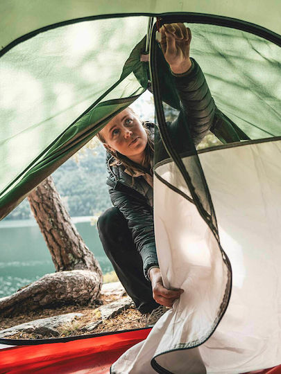 Robens Aster 3 Pro Camping Tent Igloo Mountaineering Green with Double Cloth 3 Seasons for 3 People Waterproof 4000mm 200x260x120cm