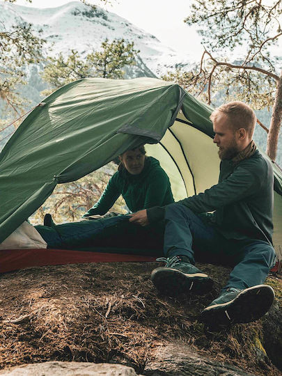 Robens Aster 3 Pro Camping Tent Igloo Mountaineering Green with Double Cloth 3 Seasons for 3 People Waterproof 4000mm 200x260x120cm