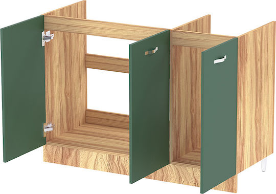 Sink Cabinet Πράσινου 120x50x85pcs