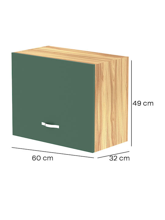 Комплект Кухненски Шкафове Висящи и Подови Green 60x32x49бр