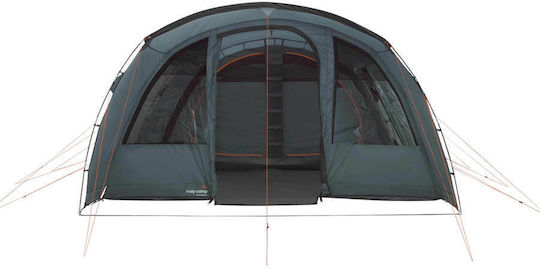 Easy Camp Skarvan 6 Camping Tent Tunnel Blue with Double Cloth 4 Seasons for 6 People 550x380x205cm