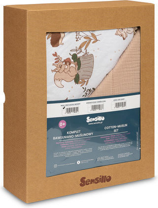 Sensillo Σετ Κούνιας Beige 2τμχ