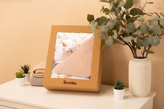 Sensillo Σετ Κούνιας Beige 2τμχ