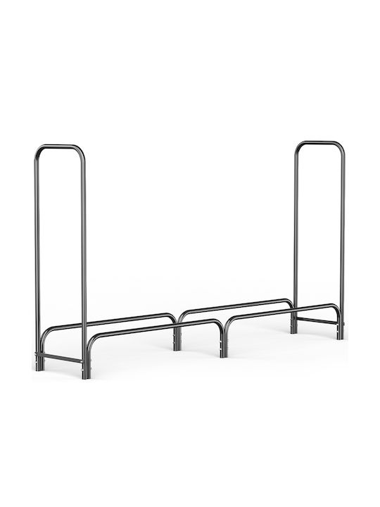 Bakaji Metallisch Regal Holzlagerung 200x36x115cm