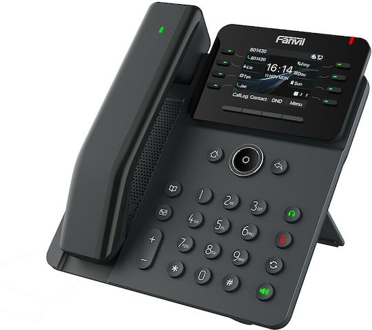 Fanvil V62 Pro Ασύρματο Τηλέφωνο IP 12 γραμμών Μαύρο