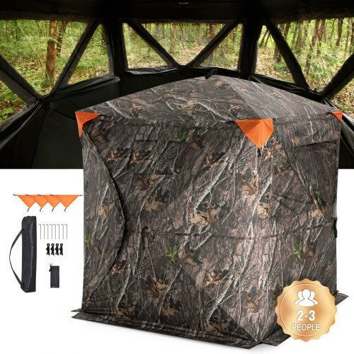 Vevor Camping Tent Khaki for 2 People 148x148x170cm