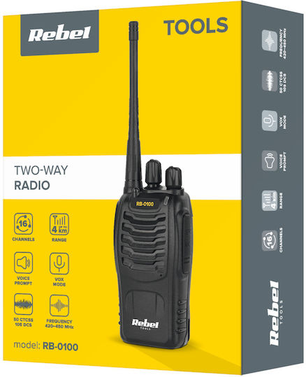 Rebel RB-100 Funkgerät PMR ohne Display
