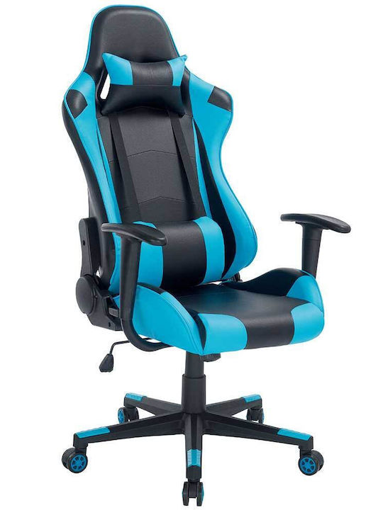 Bakaji 02830557 Καρέκλα Gaming Δερματίνης Μπλε