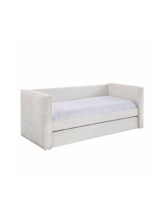 Calmo Διθέσιος Καναπές Κρεβάτι Cream 90x190εκ.