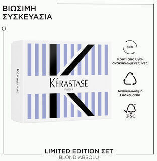 Kérastase Blond Absolu Σετ Περιποίησης Μαλλιών Διατήρησης Χρώματος για Βαμμένα Μαλλιά με Σαμπουάν & Μάσκα 2τμχ