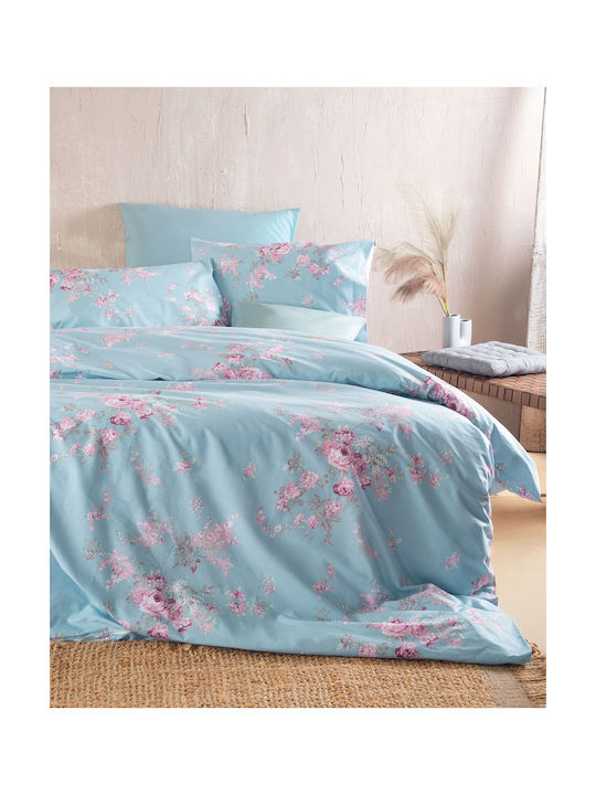 Rythmos Springtime Set Față de Pernă cu plic de acoperire Albastru 50x70cm.