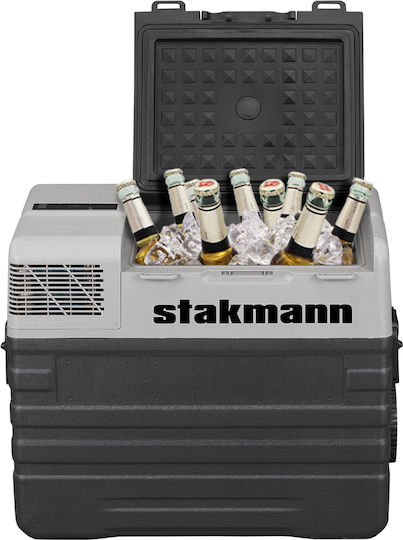 Stakmann Преносим Хладилник 52л 12V / 220V Черен