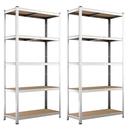 Bakaji Dexion Regal Verzinkt 90x40x180cm 02814001