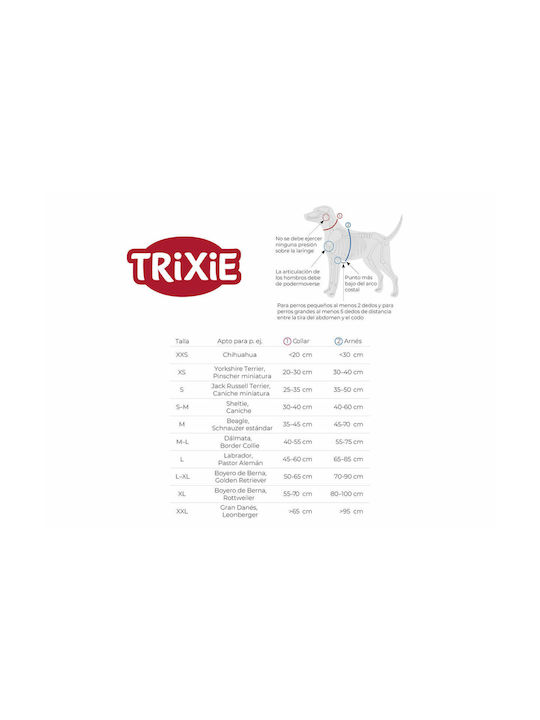 Нагръдник за куче Trixie сив