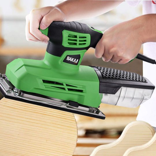 Bakaji Electric Pulse Sander 300W with Speed Control and with Suction System
