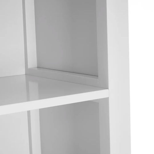 Bakaji Badezimmersäule Wandhängeschrank H30xB28xH170cm Weiß Bakaji Badezimmersäule Wandhängeschrank H30xB28xH170cm Weiß