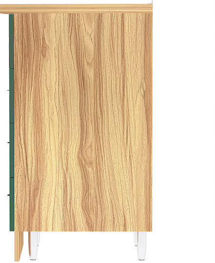 Kitchen Floor Drawer Unit Green 40x50x85pcs
