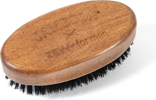 Σετ Λάδι Βάλσαμο & Βούρτσα Γενειάδας Zew Men X Jameson Beard Set