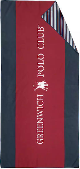 Greenwich Polo Club Microfiber Towel Body 280g/m² Red 170x80cm