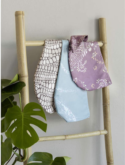 Nima Leilan Πετσέτα Microfiber Μαλλιών 200gr/m² Μωβ 25x65εκ.