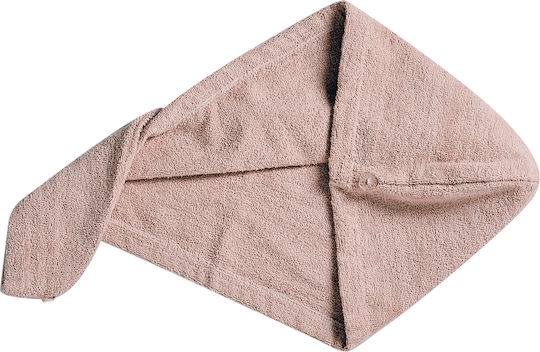 Kentia Turban Πετσέτα Microfiber Μαλλιών Ροζ