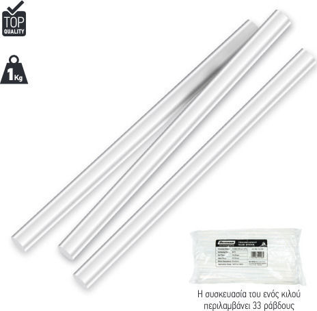 Benman Hot Glue Stick 12106 Transparent 11mm 1pcs