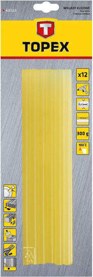 Topex Hot Glue Stick TOP-42E171 Yellow 11mm 12pcs