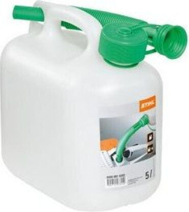Stihl Kraftstoffkanister Doppelposition Kunststoff mit Verlängerungsrohr 5lt Transparent