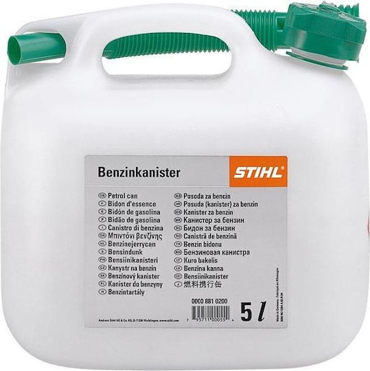 Stihl Kraftstoffkanister Doppelposition Kunststoff mit Verlängerungsrohr 3l Transparent