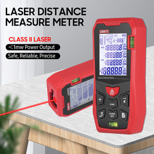Uni-T Laser Distance Meter LM50A with Range up to 50m
