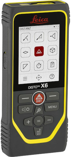 Leica Μέτρο Laser Disto X6 με Δυνατότητα Μέτρησης 250m