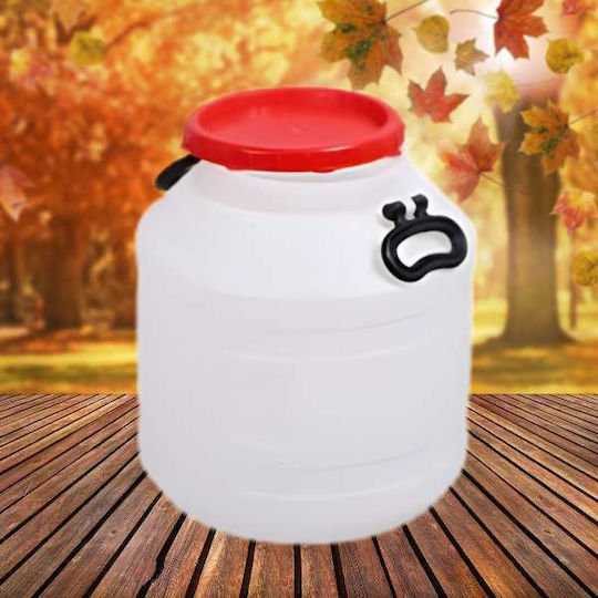 Gimi Canistru De Combustibil Cu Două Locuri Din Plastic 25lt Alb