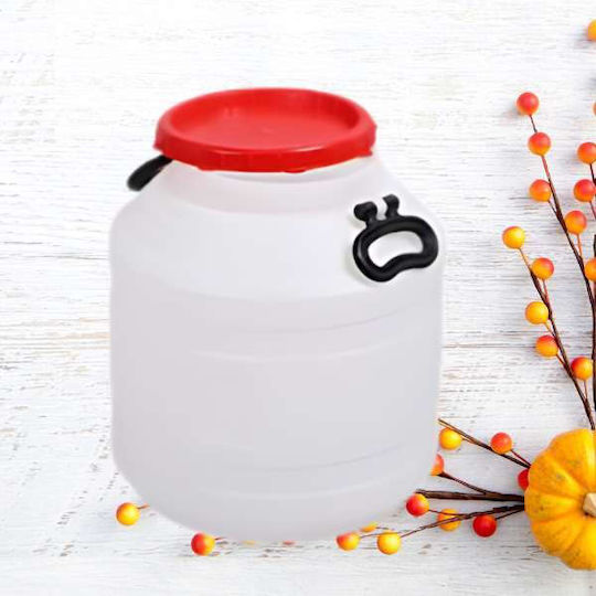 Gimi Canistru De Combustibil Cu Două Locuri Din Plastic 25lt Alb