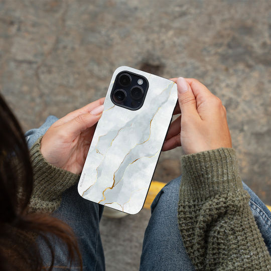 Калъф Sonique Marble Series за Motorola Edge 40 Neo 5G Бял 01