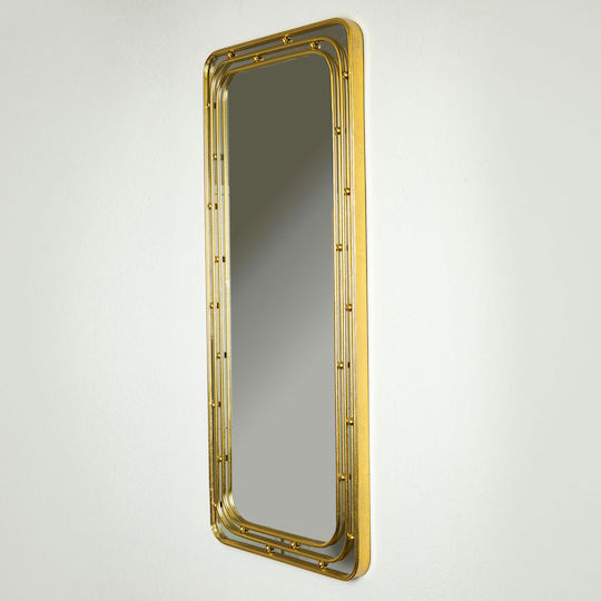 751-11032 Wandspiegel Rechteckig Gold 120x50cm 751-11032 Wandspiegel Rechteckig Gold 120x50cm