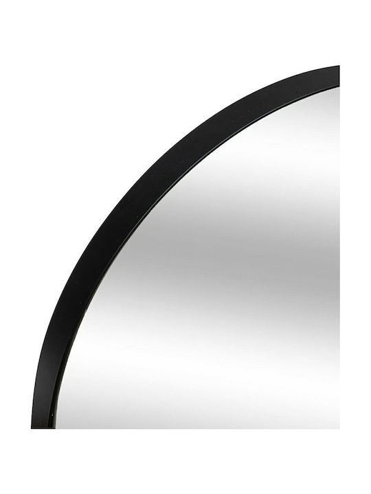 Atmosphera Selena Wall Mirror Full-Length Oval With Black Metallic Frame 112x40cm