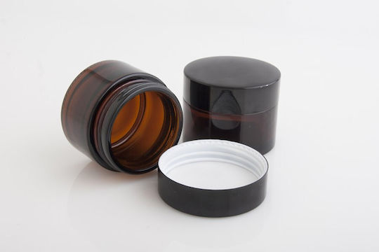Βαζάκι Γυάλινο με Καπάκι 50ml