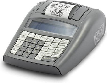 Carat Perfect Tragbare Registrierkasse Grau mit Batterie in Gray Farbe