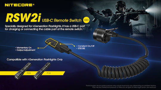 NiteCore RSW2i Превключвател със спирала