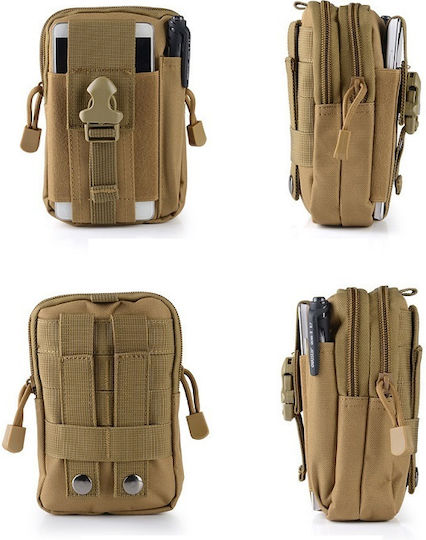 Militärische Tasche Gürtel Beige