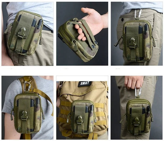 Militärische Tasche Gürtel Beige