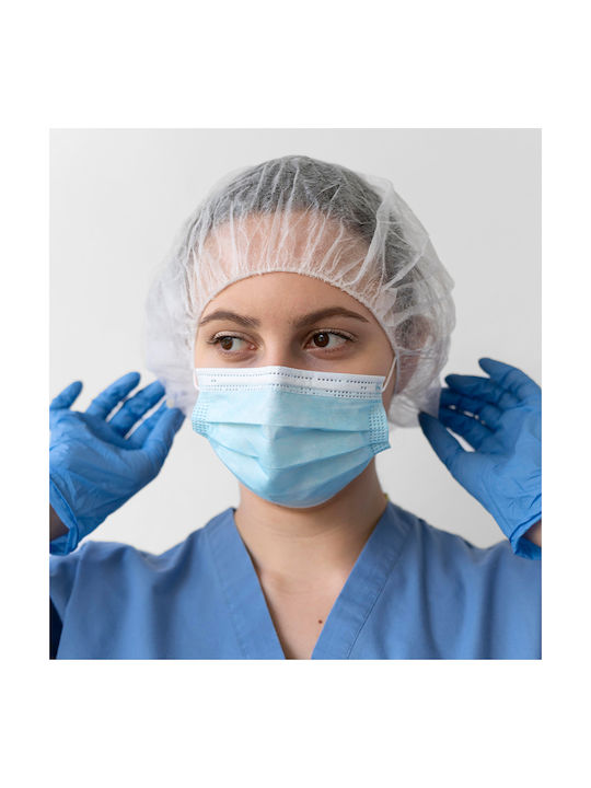 Coverguard Σκούφος Εργασίας μιας Χρήσης Λευκός 100τμχ. MO45610