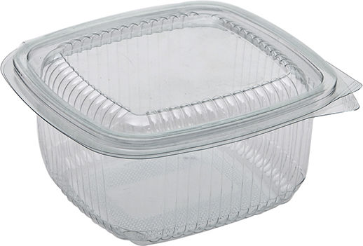 Einweg-Plastikgeschirr PET mit Fassungsvermögen von 500ml Transparent 100Stück