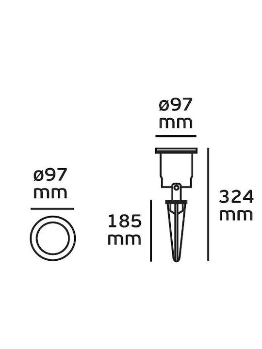 VK Lighting Sticla Lumină Led Fixă 56610-072639