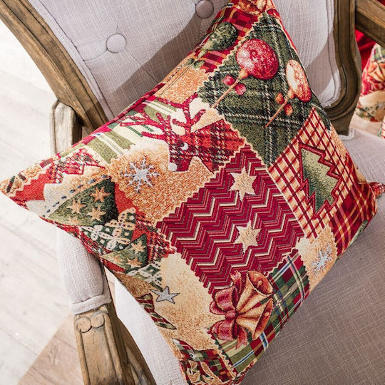 Teoran Christmas Decorative Rectangular Pillowcase Multicolored 30x50cm