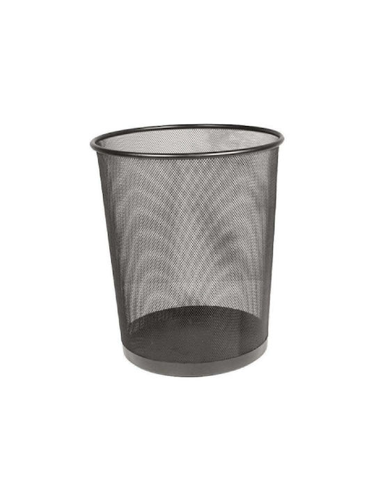Osco Μεταλλικό Καλάθι Αχρήστων 15lt Ασημί